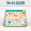 Стенд «Ручной слесарный инструмент» (TM-43-SILVER)